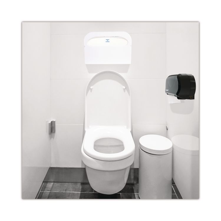 Toilet Seat Cover Dispenser, 16 x 3 x 11.5, White, 2/Box