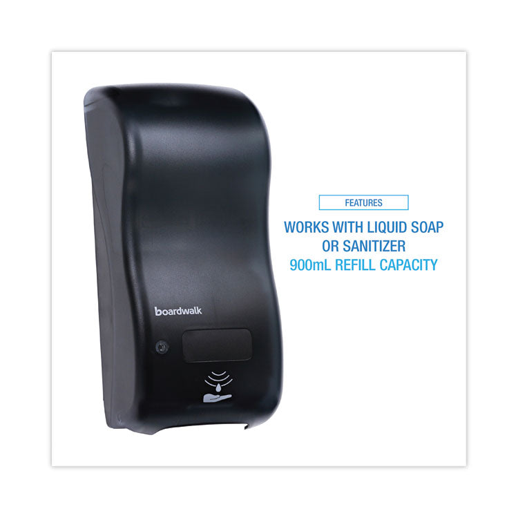 Bulk Fill Soap Dispenser, 900 mL, 5.5 x 4 x 12, Black