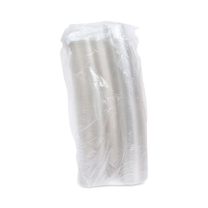 EarthChoice Recycled PET Hinged Container, 16 oz, 4.92 x 5.87 x 2.48, Clear, Plastic, 200/Carton