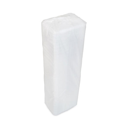 Meat Tray, #4 Shallow, 9.12 x 7.12 x 0.65, White, Foam, 500/Carton