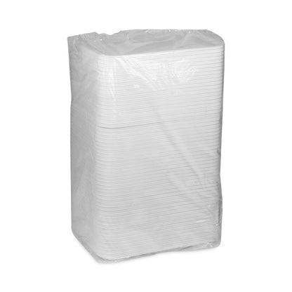 Supermarket Tray, #1216, 16.25 x 12.662 x 0.62, White, Foam, 100/Carton