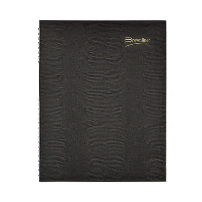 CoilPro 14-Month Ruled Monthly Planner, 11 x 8.5, Black Cover, 14-Month: Dec 2025 to Jan 2027