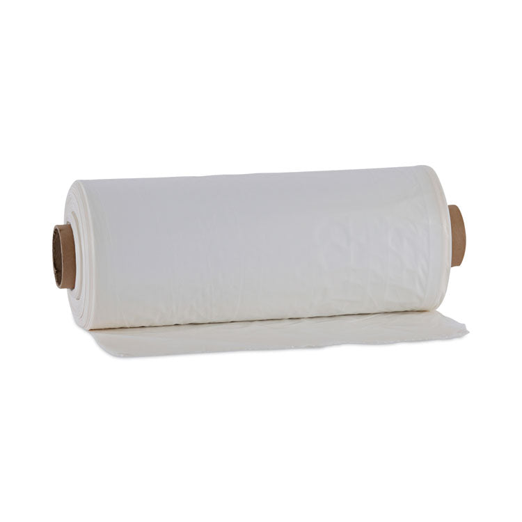 Industrial Can Liners, 60 gal, 1.8 mil, 21" x 17" x 63", Clear, 75/Carton