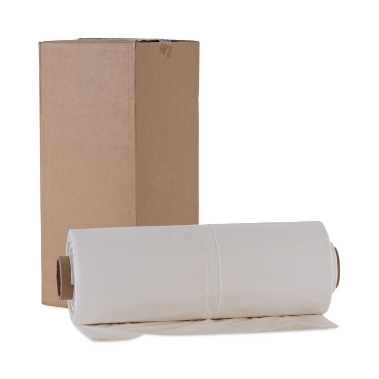 Industrial Can Liners, 60 gal, 2.7 mil, 21" x 17" x 63", Clear, 50/Carton