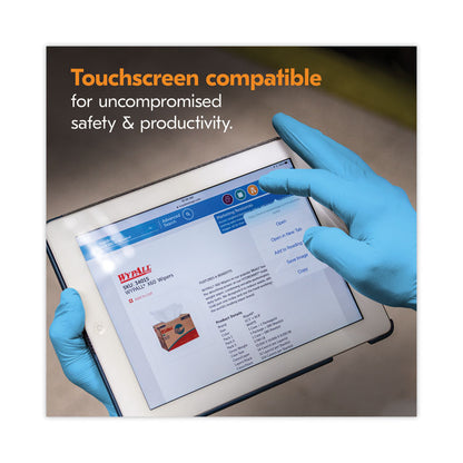 G10 Comfort Plus Blue Nitrile Gloves, Powder-Free, X-Large, 4 mil Thick, 9.5" Long, Light Blue, 100/Box, 10 Boxes/Carton