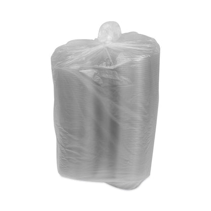 EarthChoice Recycled PET Hinged Container, 24 oz, 7.37 x 5.87 x 2.37, Clear, Plastic, 280/Carton