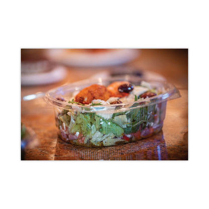 EarthChoice Recycled PET Hinged Container, 24 oz, 7.37 x 5.87 x 2.37, Clear, Plastic, 280/Carton