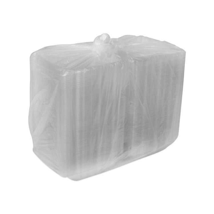 SENSATION SmartLock Hinged Lid Container, 8.5 x 8.34 x 3., Clear, Plastic, 200/Carton