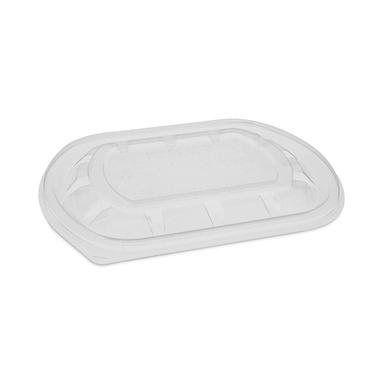 ClearView MealMaster Lid with Fog Gard Coating, Medium Flat Lid, 8.12 x 6.5 x 0.37, Clear, Plastic, 252/Carton