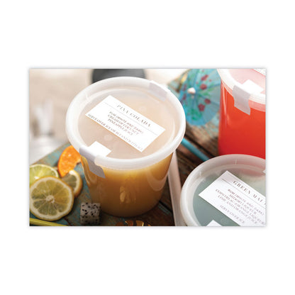 Newspring DELItainer Microwavable Container Lid, Recessed, 4.7" Diameter x 0.4" h, Translucent, Plastic, 480/Carton