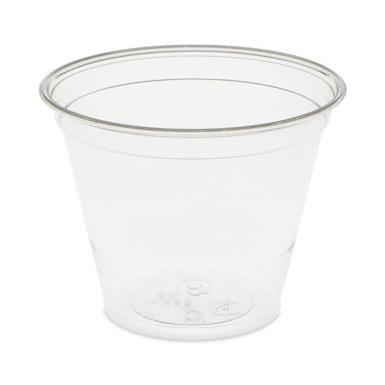 EarthChoice Recycled Clear Plastic Cold Cups, 9 oz, Clear, 975/Carton