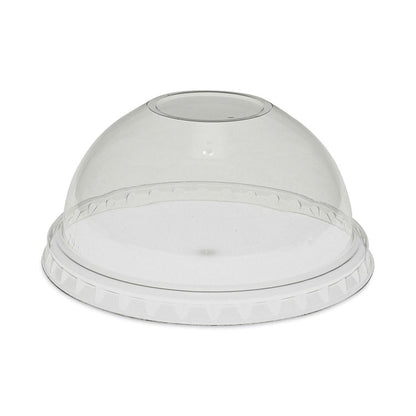 EarthChoice Strawless RPET Lid, Dome Lid, Fits 9 oz to 20 oz "A" Cups, Plastic, Clear, 900/Carton
