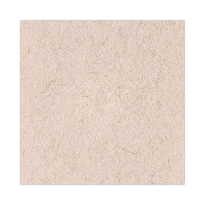 Natural Hog Hair Burnishing Floor Pads, 20" Diameter, Tan, 5/Carton