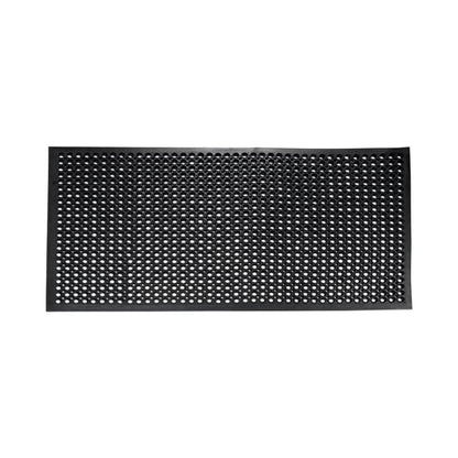 Safewalk-Light Wet/Oily Floor Anti-Fatigue Drainage Mats, 0.5" Thick, 36" x 10 ft, Black Perforated Surface