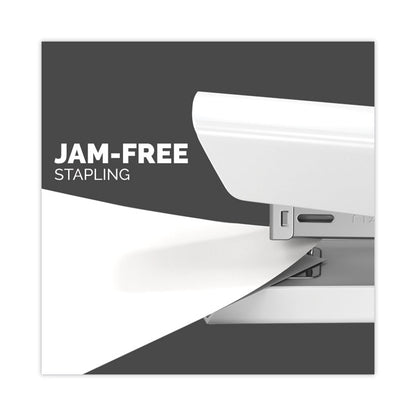 LX820 Classic Full Strip Stapler with Antimicrobial Protection, 20-Sheet Capacity, White