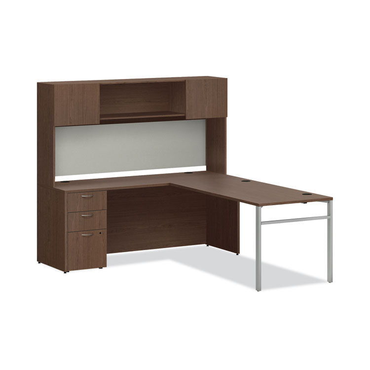 Mod Laminate Doors for 72"W Mod Desk Hutch, 17.86 x 14.82, Sepia Walnut 2/Carton