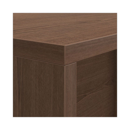 Mod Return Shell, Reversible (Left or Right), 42w x 24d x 29h, Sepia Walnut