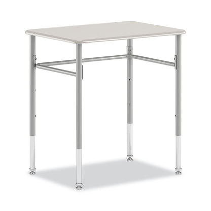 SmartLink Student Desk, Rectangle, 20" x 26" x 23" to 33", White, 2/Carton