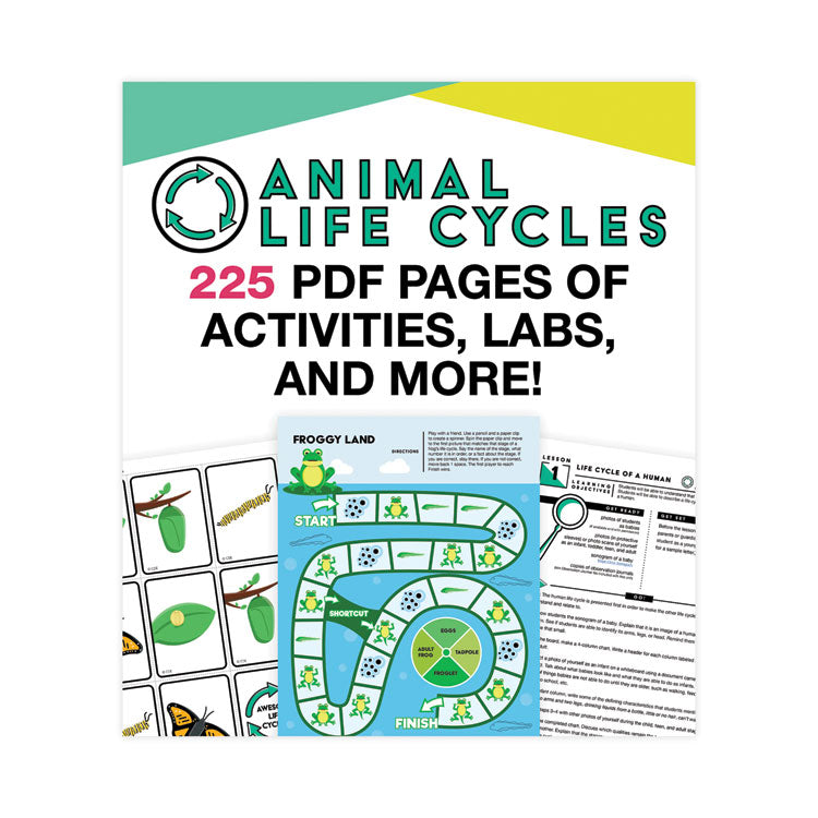 In a Flash USB, Animal Lifestyles, Grades K to 3, 225 Pages