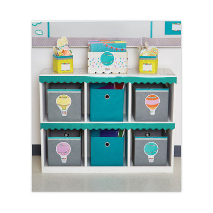 Rolled Borders, Scalloped Border, Back to School, 2.25" x 65 ft, Teal