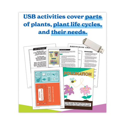 In a Flash USB, Plants, Grades K to 3, 191 Pages