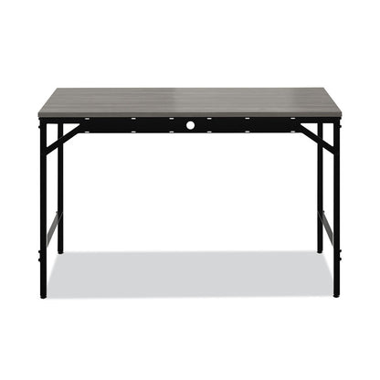 Simple Work Desk, 45.5" x 23.5" x 29.5", Gray