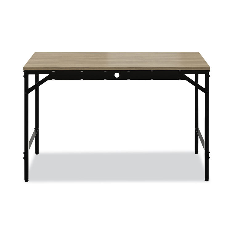Simple Work Desk, 45.5" x 23.5" x 29.5", Walnut