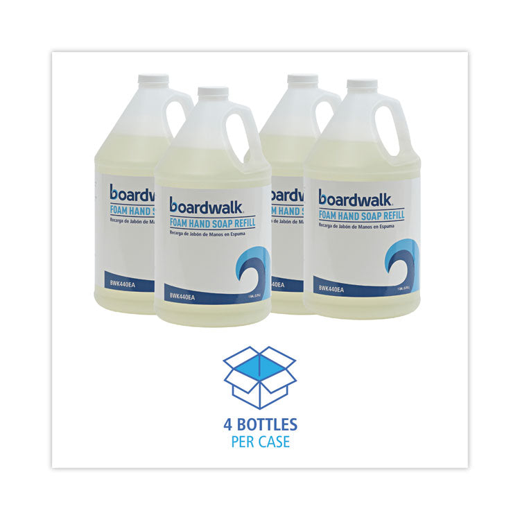 Foaming Hand Soap Refill, Herbal Mint Scent, 1 gal, 4/Carton