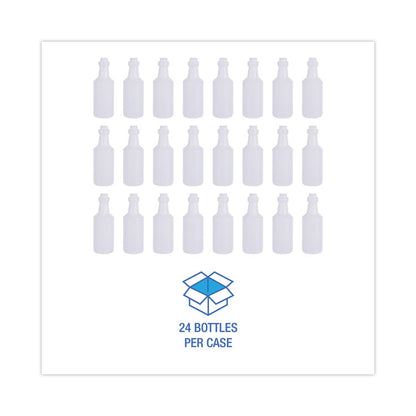Easy-Grip Plastic Spray Bottle, 16 oz, Clear, 24/Carton