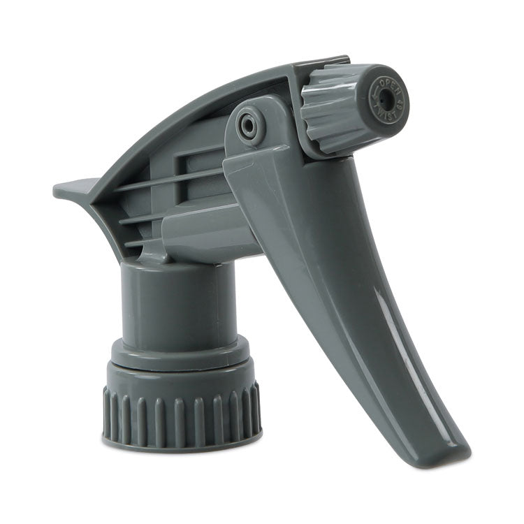 Chemical-Resistant Trigger Sprayer 320CR, 7.25" Tube, Fits 16 oz to 24 oz Bottles, Gray, 24/Carton