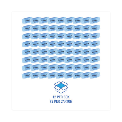 Toilet Bowl Clip, Cotton Blossom Scent, Blue, 12/Box, 6 Boxes/Carton