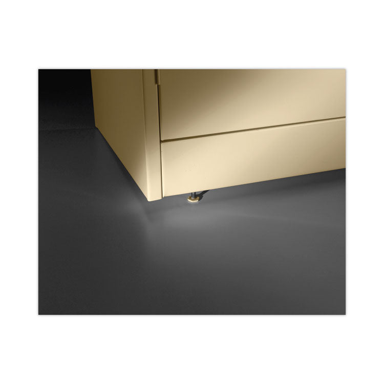 Assembled 78" High Heavy-Duty Welded Storage Cabinet, Four Adjustable Shelves, 36w x 24d, Putty