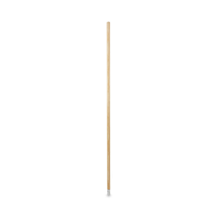 Lie-Flat Screw-In Mop Handle, 1.13" dia x 54", Natural