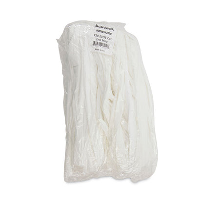 Nonwoven Cut End Edge Mop, Rayon/Polyester, #20, White, 12/Carton