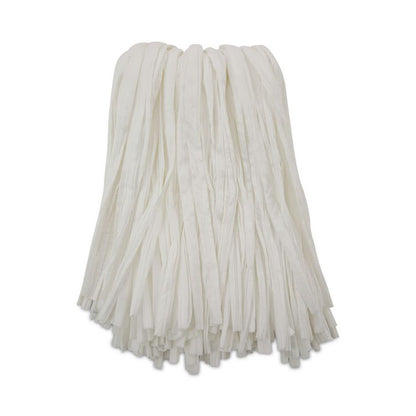 Nonwoven Cut End Edge Mop, Rayon/Polyester, #24, White, 12/Carton