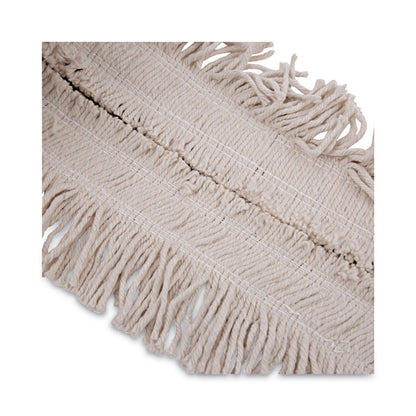 Flash Forty Disposable Dust Mop Heads, Cotton, 5", Natural