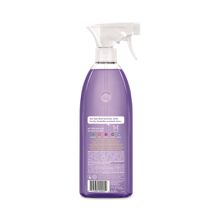 All Surface Cleaner, French Lavender Scent, 28 oz Spray Bottle, 8/Carton
