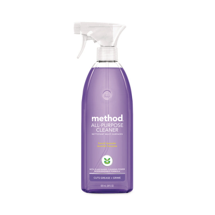 All Surface Cleaner, French Lavender Scent, 28 oz Spray Bottle, 8/Carton