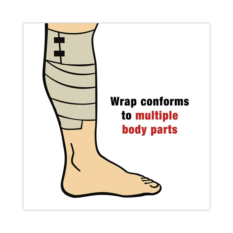 Elastic Bandage with E-Z Clips, 3 x 64