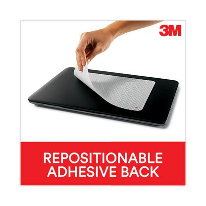 Precise Battery-Saving Mouse Pad with Nonskid Repositionable Adhesive Back, 8.5 x 7, Bitmap Design