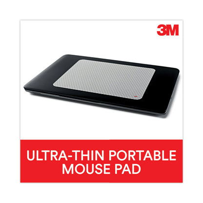 Precise Battery-Saving Mouse Pad with Nonskid Repositionable Adhesive Back, 8.5 x 7, Bitmap Design
