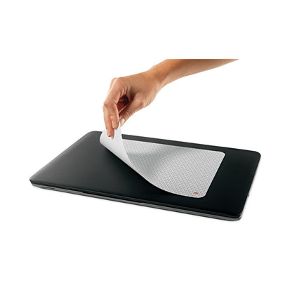 Precise Battery-Saving Mouse Pad with Nonskid Repositionable Adhesive Back, 8.5 x 7, Bitmap Design
