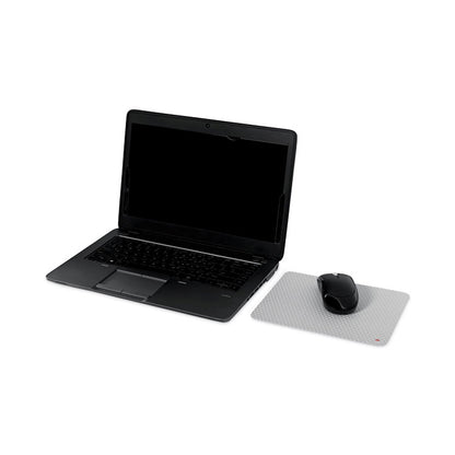 Precise Battery-Saving Mouse Pad with Nonskid Repositionable Adhesive Back, 8.5 x 7, Bitmap Design