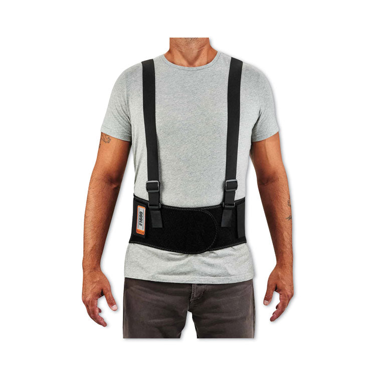 ProFlex 1600 Standard Elastic Back Support Brace, X-Small, 20" to 25" Waist, Black