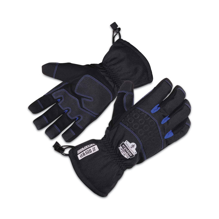 ProFlex 819WP Extreme Thermal WP Gloves, EN388: 4222B, 9" Long, Medium, Black, Pair
