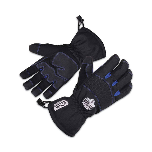 ProFlex 819WP Extreme Thermal WP Gloves, EN388: 4222B, 9" Long, Medium, Black, Pair