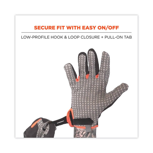 ProFlex 821 Smooth Surface Handling Gloves, X-Large, Black, Pair