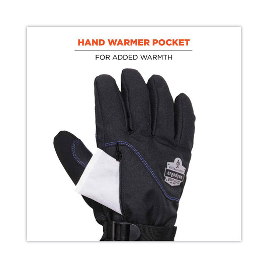 ProFlex 825WP Thermal Waterproof Winter Work Gloves, Small, Black, Pair