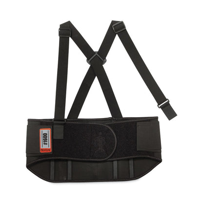 ProFlex 1600 Standard Elastic Back Support Brace, X-Small, 20" to 25" Waist, Black