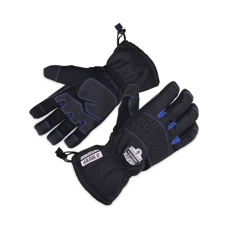 ProFlex 819WP Extreme Thermal WP Gloves, EN388: 4222B, 9" Long, 2X-Large, Black, Pair